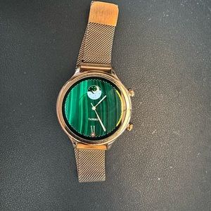 Gold Ticwatch C2 with charger and adjustable band